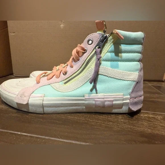Vans Sk8-Hi Reissue CAP Pastel Multi-Color womens 10 - Picture 11 of 16